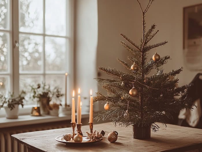 Minimalist holiday decor for empty nesters

